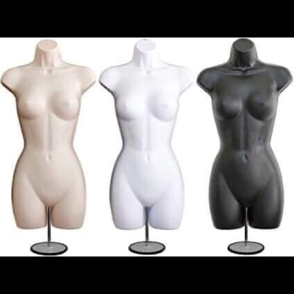1 long female woman mannequin & 1 stand